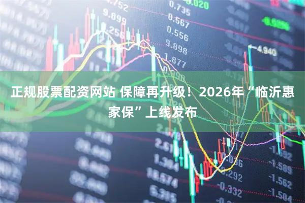 正规股票配资网站 保障再升级！2026年“临沂惠家保”上线发布