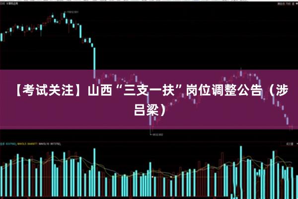 【考试关注】山西“三支一扶”岗位调整公告（涉吕梁）