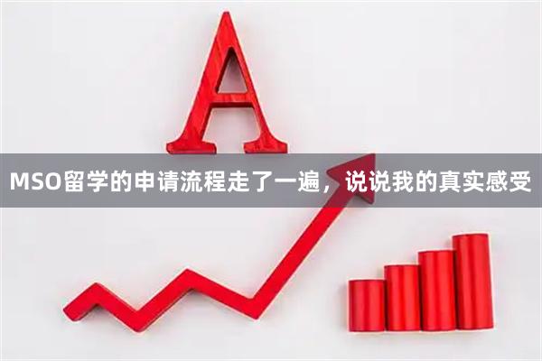 MSO留学的申请流程走了一遍，说说我的真实感受