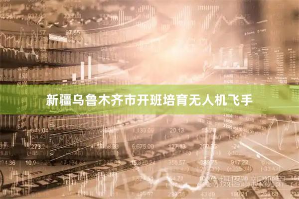 新疆乌鲁木齐市开班培育无人机飞手